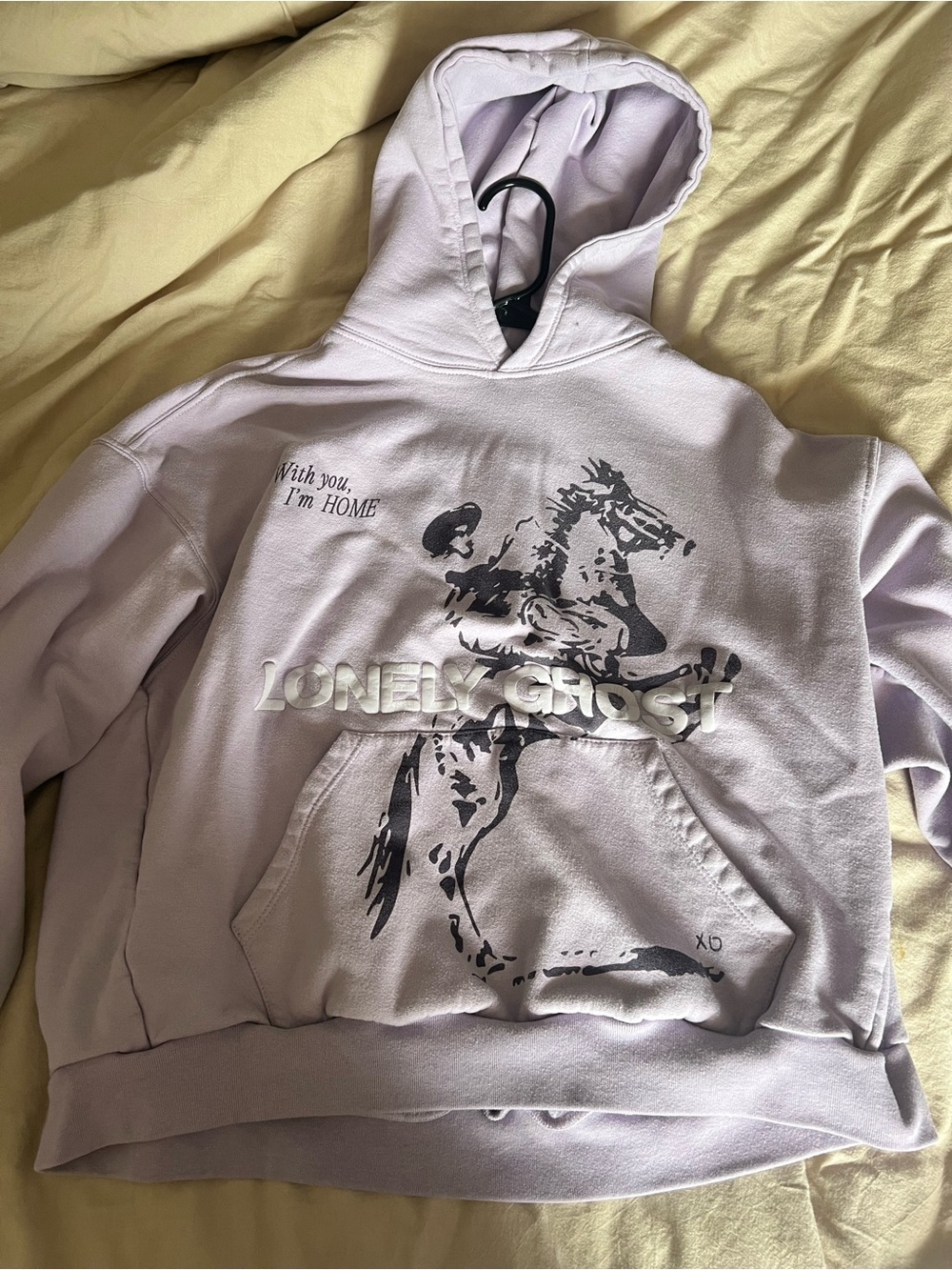 LONELY GHOST Lavender Pullover Sweatshirt